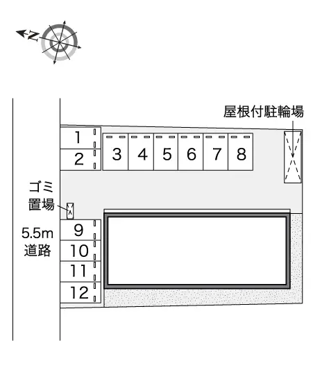 ★手数料０円★坂出市旭町　月極駐車場（LP）